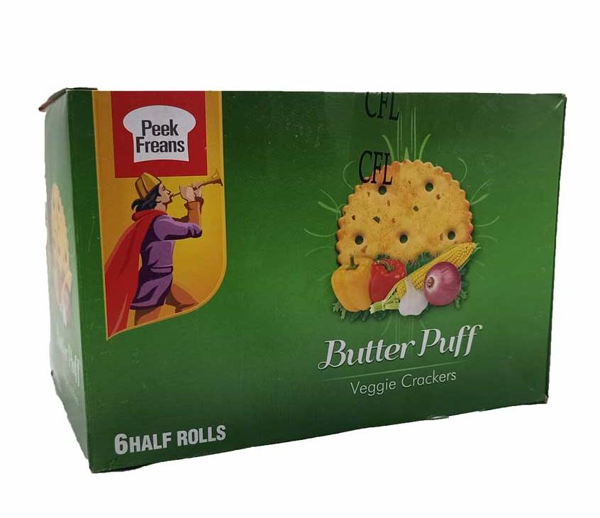 Peak Freans Butter Puff Veggi Cracker ( Pack Of 06 )