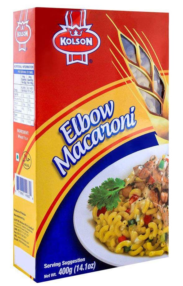 Kolson Elbow Macaroni 400 GM