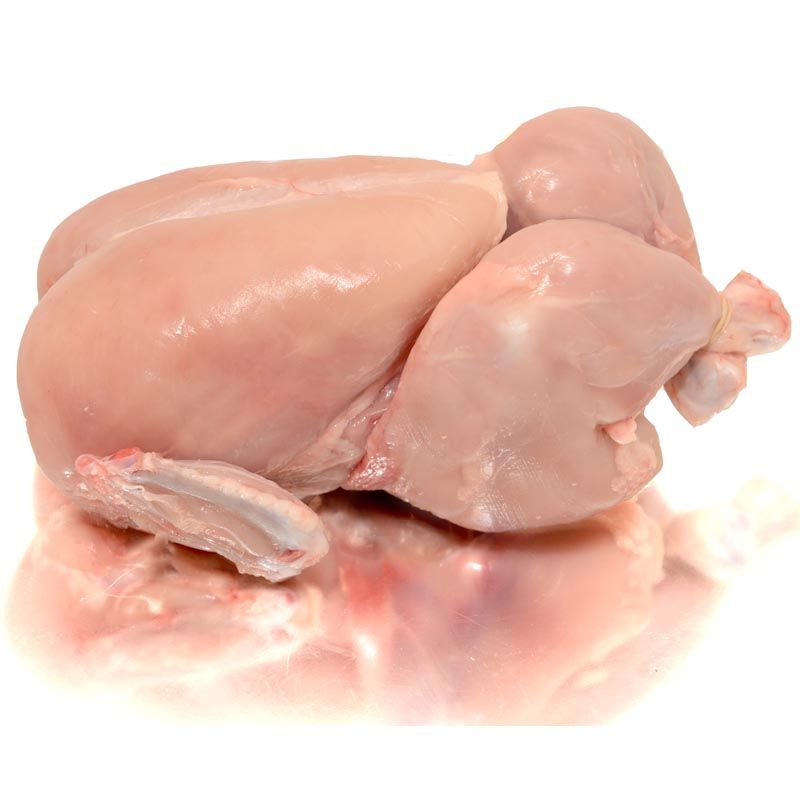 Whole Chicken Without Skin (Weight Range 1000-1200 Grm) 