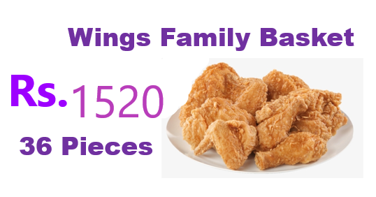 Wings Family Basket (36 Pieces)