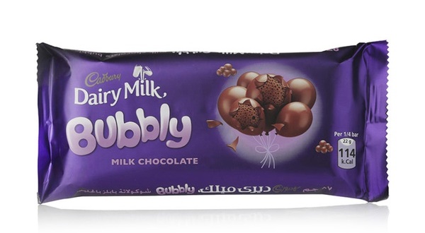 Dairy Milk Bubbly 87 Gm  