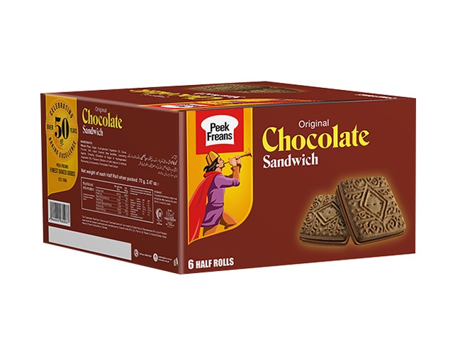Peak Freans Chocolate Sandwitch ( Pack Of 06 )