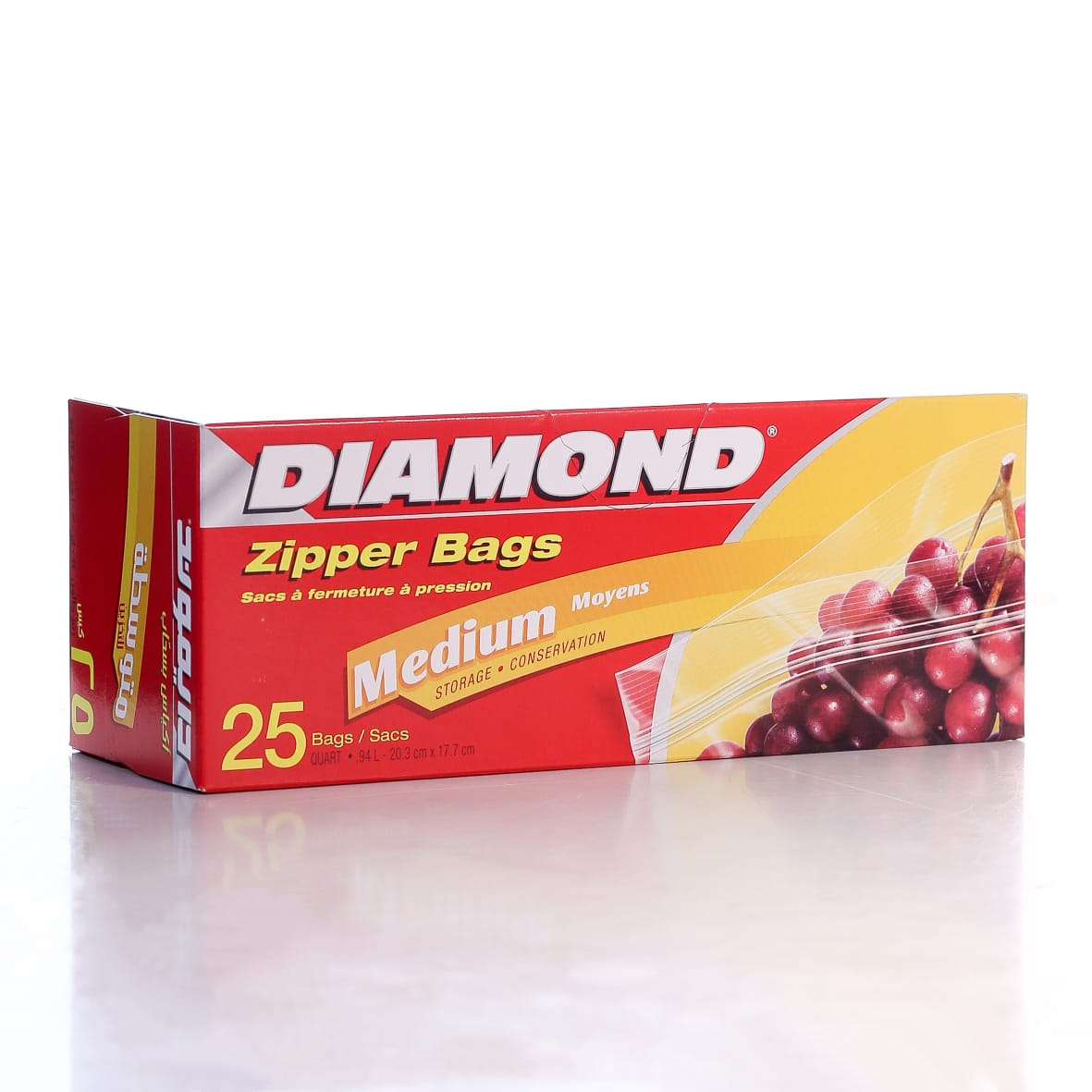 Diamond Zipper Bag Medium Pack of 25