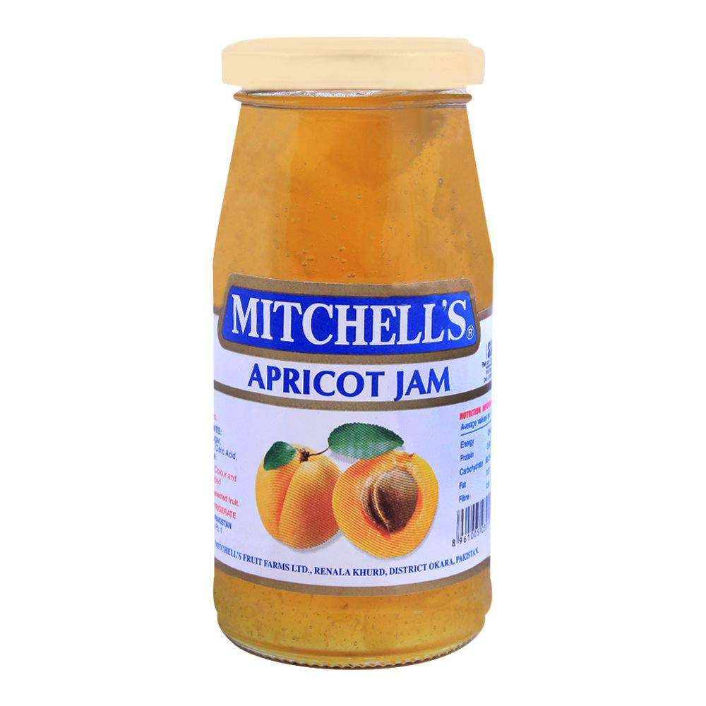 Mitchells Apricot Jam 340gm